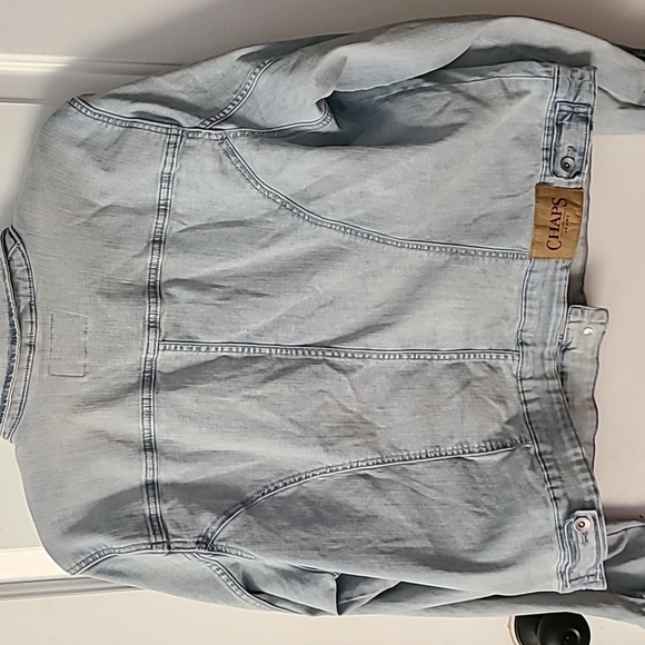 Light Blue Chaps Jean Jacket - Picture 2 of 2